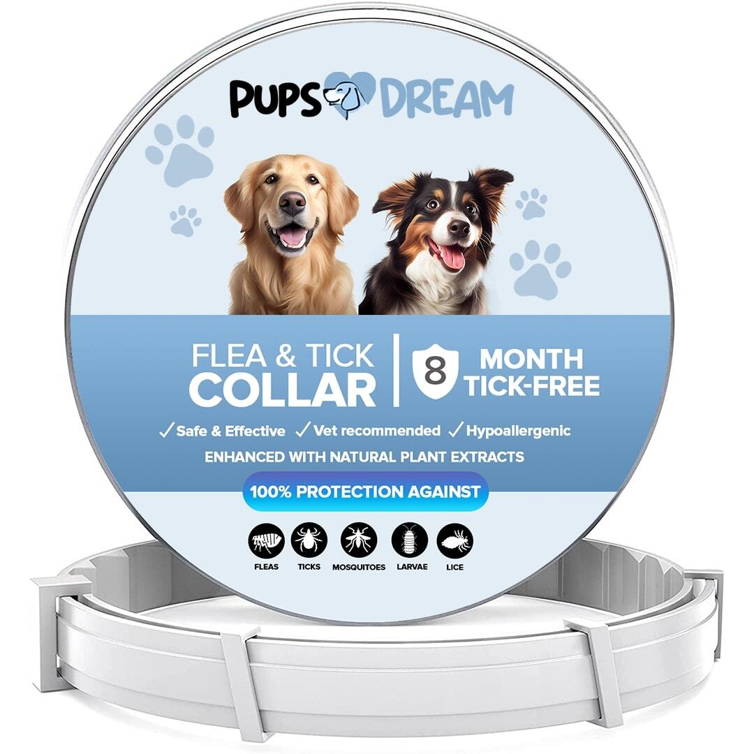 Flea Tick Collar for Dogs Long lasting Protection